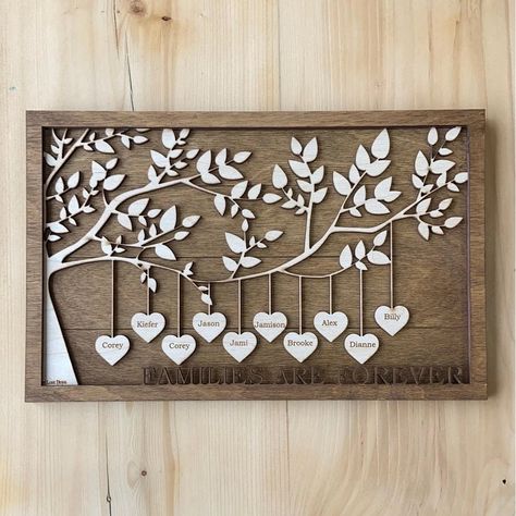 🌳 This Mother's Day, let's celebrate the roots of our family tree! 🌿 Give Mom a gift that honors every branch, twig, and leaf of our cherished family bond. From the earliest ancestors to the newest buds, let's show her our love grows stronger with each generation. 💖 Family Tree Sign, Our Family Tree, Tree Sign, Tree Signs, Custom Wall Decor, Family Roots, Celebrate Mom, Family Bonding, Wood Tree