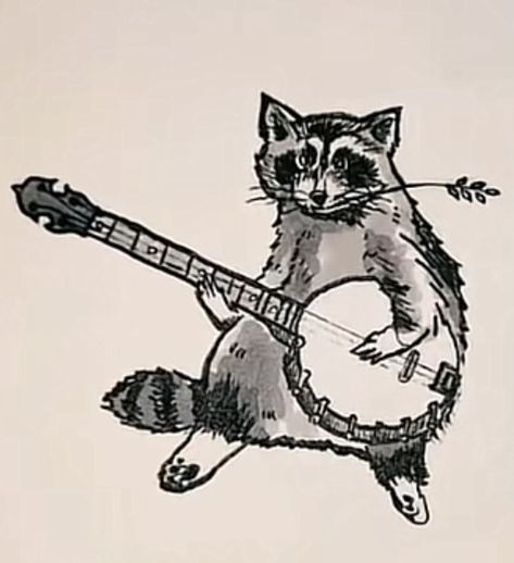 Racoon Tattoo, Raccoon Tattoo, Cowboy Tattoos, Raccoon Art, Western Tattoos, Flash Art, Racoon, Tattoo Design Drawings, Funky Art