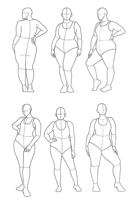 Standing Pose Reference Plus Size, Anime Plus Size Drawing, Fun Poses Drawing Reference Standing, Body Base Drawing Plus Size, Plus Size Spidersona, Fun Poses Drawing Standing, Plus Size Female Drawing Reference, Curvy Drawing Reference, Plus Size Reference Drawing