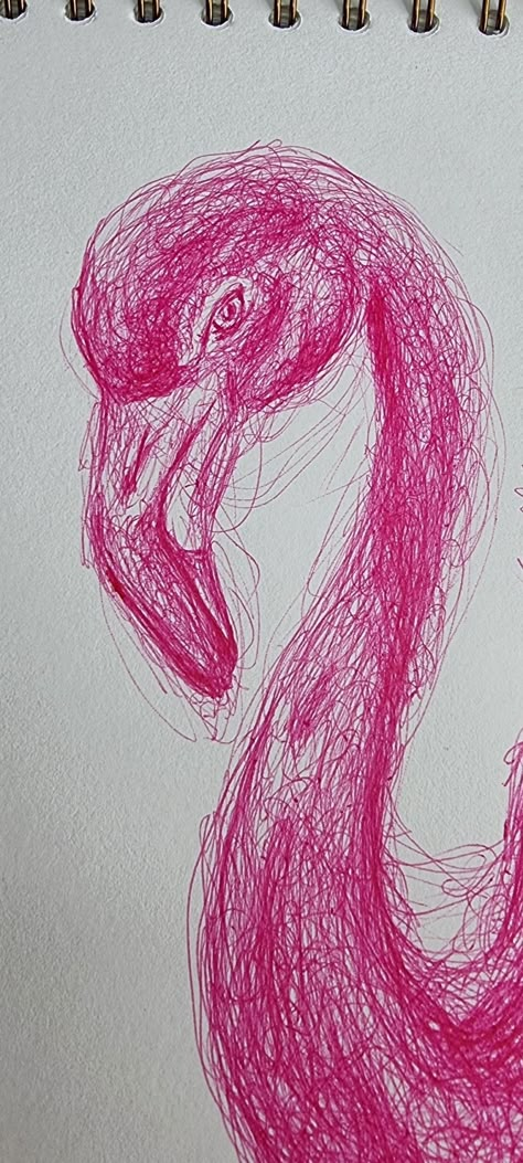 Flamingo Sketch, Flamingo Head, Biro Art, Rude People, Scribble Art, Bad Behavior, Arte Inspo, Doodle Art Designs, Dessin Adorable