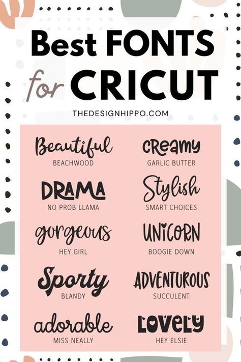 Fonts Best Cricut Fonts For Names, Cricut Lettering Fonts, Nametags Ideas, Cricut Fonts Free, Best Fonts For Cricut, Best Cricut Fonts, Cute Cricut Projects, Free Cricut Fonts, Free Fonts For Cricut