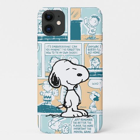 Snoopy Phone Case, Peanuts Snoopy Comics, Comic Pattern, Snoopy Comics, Strip Pattern, Snoopy Wallpaper, 90s Cartoons, Iphone 11 Case, Otterbox Iphone