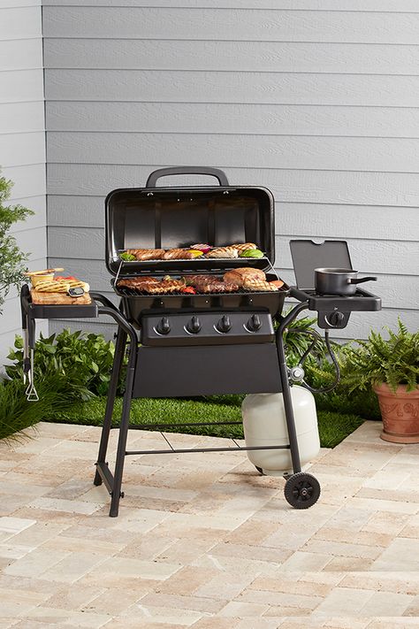 All the best grill brands at the best value. At Walmart.com Terra Cotta Patio, Outdoor Grill Cart, Cleaning Bbq Grill, Grills Outdoor, Portable Grills, How To Clean Bbq, Bbq Grill Design, Charcoal Grills, Bbq Cover