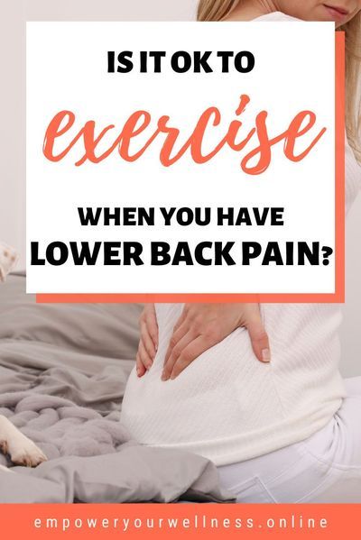 Lower back pain is complicated, and the wrong exercises can make you feel worse! Read the full article to learn how to exercise when you have lower back pain and why not all exercises are created equal. Choose the right workouts for lower back pain. #lowerbackpain #workout #fitness Workouts For Lower Back, Back Injury, Lower Back Exercises, Fitness Exercises, Gym Ideas, Workout Plan For Women, Exercise Tips, Lower Back Pain, Strength Training Workouts