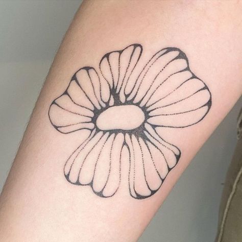 Abstract Stick And Poke, Small Flower Tattoo Placement, To Do Tattoo, Things To Doodle, Tattoos To Draw, 9 Tattoo, Stick Poke, Poke Me, Funky Tattoos