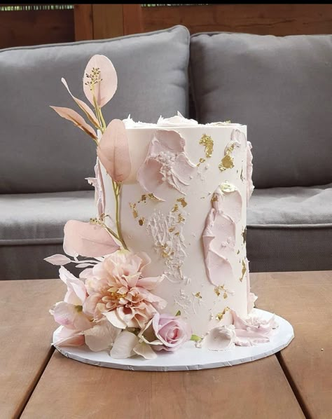 Debut Cake, Beautiful Cake Designs, Elegant Birthday Cakes, Fresh Flower Cake, Cake Flower, 18th Birthday Cake, Beautiful Birthday Cakes, Pretty Birthday Cakes, Painted Cakes