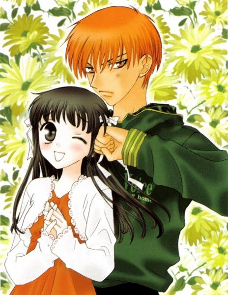 Fruits Basket Official Art, Kyo And Tohru, Fruits Basket Kyo, Fruits Basket Manga, Fruits Basket Anime, Fruits Basket, Shoujo Manga, Fruit Basket, Me Me Me Anime