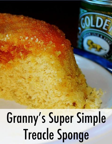 School Puddings, Syrup Sponge Pudding, Sponge Pudding Recipe, School Desserts, Microwave Recipes Dessert, Steamed Pudding Recipe, Syrup Sponge, Steamed Puddings, Treacle Sponge