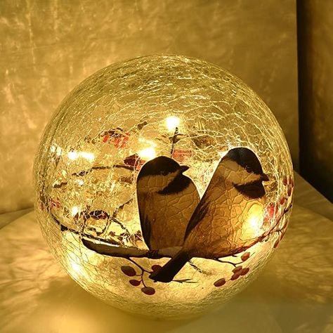 Dresser Nursery, Dresser In Living Room, Night Lamp For Bedroom, Birds Pattern, Starry Lights, Garden Modern, Christmas Gift Decorations, Glass Light, Lamp For Bedroom