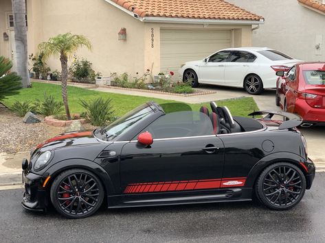 2012 Mini Roadster JCW, f56 wheels Mini Cooper Roadster, Mini Roadster, Mini Cooper Wheels, Mini Cooper Tuning, Mini Cooper Sport, Mini Cooper Interior, Mini Cooper Custom, Mini Cooper Convertible, Mini Cooper R56