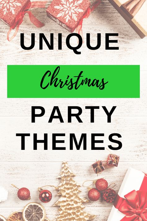 Whether you're planning a family night, office Christmas party, or party with friends we've got you covered with some of the best Christmas party theme ideas Family Xmas Party Theme, Christmas Family Theme Outfit, Country Christmas Theme Party, Christmas Food Themes Party Ideas, Christmas Theme Ideas 2023, Ladies Ministry Christmas Party Ideas, Christmas Costume Party Ideas, Friends Themed Christmas Party, Christmas Dinner Party Themes