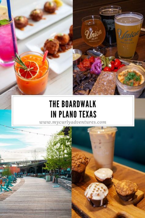 If you’re looking for a fun date night or new restaurant concept, the Boardwalk at Granite Park in Plano is a new foodie destination filled with a variety of restaurant concepts that will have you coming back for more. #planotexas #planotx #texastravel #dfwfoodie #thingstodoinplano Caprese Bread, Lavender Muffins, Boardwalk Food, Texas Adventure, Hummus Dip, Plano Texas, Restaurant Concept, New Restaurant, Bread Board