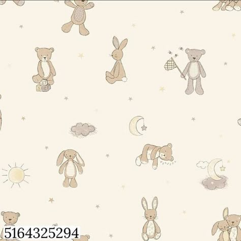 Baby Room Decals, Ed Wallpaper, Baby Decals, Bear Decal, House Decals, Bloxburg Decals Codes Wallpaper, Teddy Bear Wallpaper, Mint Wallpaper, Code Wallpaper