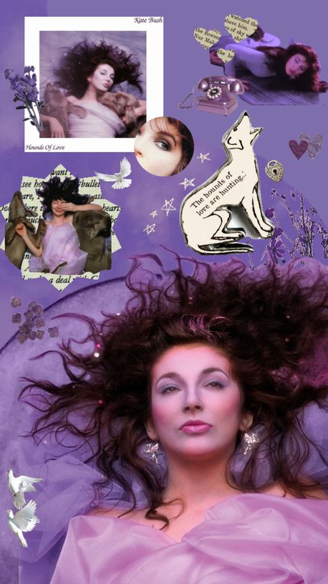 kate bush’s hounds of love 💜 #houndsoflove #wallpaper #music #katebush #purple Kate Bush Wallpaper, Kate Bush Hounds Of Love, Hounds Of Love, Queen Kate, Wallpaper Music, Kate Bush, Female Artists, Stranger Things, Of Love