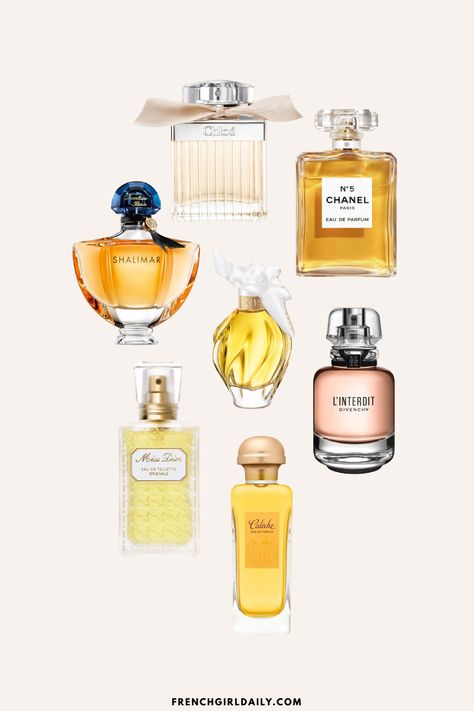 These are the best French perfumes that have stood the test of time. These iconic scents are some of the best french fragrances ever created! #perfume #frenchbeauty Classic Perfumes, French Skincare, French Perfume, Chanel Perfume, French Beauty, Beauty Guide, Perfume Scents, Perfume Lover, Miss Dior