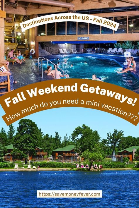 Fall weekend getaways - destinations across the US, fall 2024 Ladies Weekend Ideas, Fall Weekend Getaway, Weekend Getaway Ideas, Vacations In The Us, Autumn Weekend, Weekend Ideas, Mini Vacation, Close To Home, Weekend Getaway