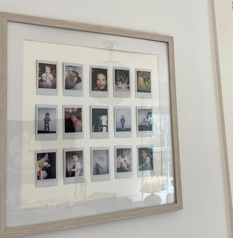 Poloroid Pictures Framed, Guest Polaroid Wall, Pictures Above Bed Ideas, Pictures Above Bed, Above Bed Ideas, Costal Bedroom, Beach House Room, Polaroid Wall, Uni Room