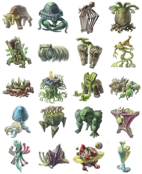 Fantasy Earth Creatures, Earth Monster, Fantasy Earth, Five Elements, Singing Monsters, Mini Monster, Dungeons And Dragons Game, Dnd Monsters, Earth Elements