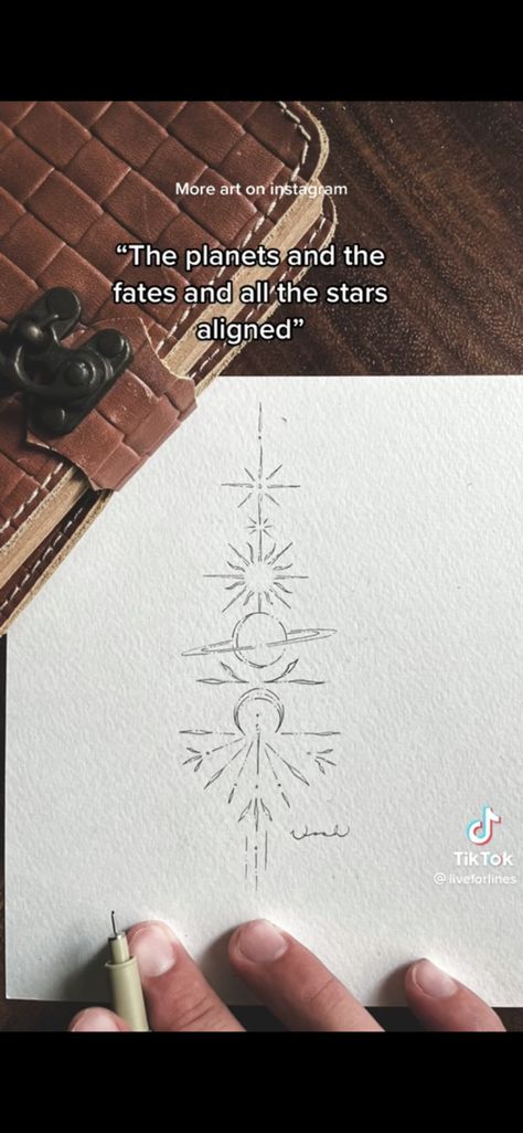 Stars Aligning Tattoo, Planets Aligned Tattoo, Aligned Tattoo, Stars Aligned Tattoo, Star Alignment Tattoo, Stars Align Tattoo, Alignment Tattoo, Fate Tattoo, Planets Aligned