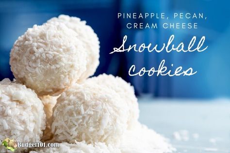 no bake snowball cookies Italian Cream Cheese Cake, Snowballs Recipe, Coconut Cookies Recipes, Quick Cookies Recipes, Quick Cookies, Coconut Macaroons Recipe, Coconut Snowballs, Snowball Cookies, Oreo Truffles