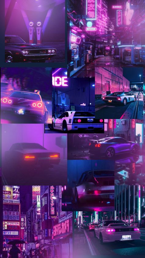 Purple Mustang Wallpaper, Purple Cars Wallpaper, Nissan Skyline Gtr R34 Midnight Purple Wallpaper, Car Theme Wallpaper, Purple Car Wallpaper, Neon Car Wallpaper, Purple Car Aesthetic, Purple Cars, Purple Motorcycle