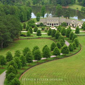 Lush Green, Driveway, Lush, Trees, Lake, Green