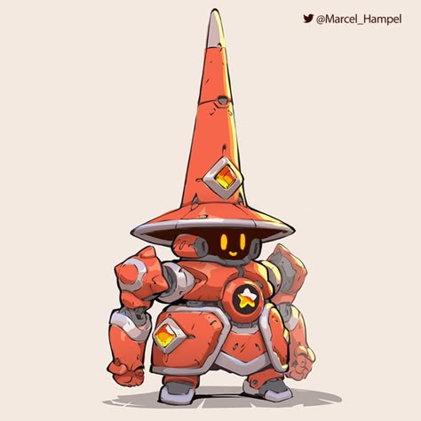 ArtStation - Magebots _ conceptart, Marcel Hampel Astro Cat, Robot Design Sketch, Pixel Characters, Creature Artwork, Cool Robots, Arte Robot, D&d Dungeons And Dragons, Science Fiction Art, Robot Design