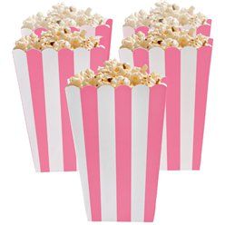 Baby Shower Favours | Party Delights Pink Circus Party, Rainbow Popcorn, Popcorn Holder, Pink Circus, Blue Popcorn, Party Popcorn, Pink Popcorn, Popcorn Favors, Paper Party Bags