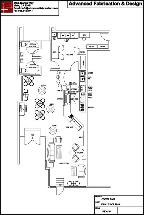 |Coffee Shop Design + Coffee School + Coffee Consulting Cafe Floor Plan, Cafe Plan, Restaurant Floor Plan, Restaurant Plan, Café Design, Automotive Shops, Restaurant Flooring, Design Café, Small Cafe