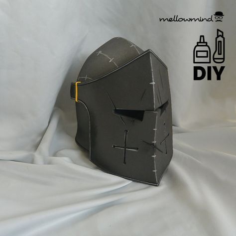 DIY For Honor: Warden helmet templats for EVA by mellowmindCosplay Diy Knight Helmet, For Honor Warden, For Honour Game, Helmet Template, Foam Props, Armadura Cosplay, Knight Helmet, Foam Armor, Astronaut Helmet