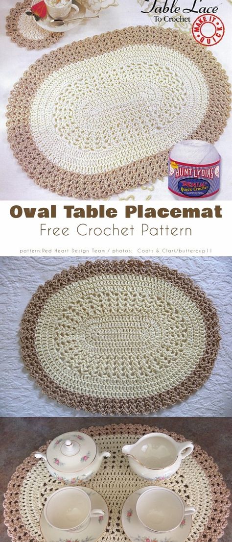 Doily Mat and Placemat Free Crochet Patterns Oval Crochet Doily Free Pattern Table Runners, Crochet Oval Table Mats Free Patterns, Crochet Mats Table Placemat, Crochet Mandala Table Mat Free Pattern, Oval Placemat Crochet Pattern, Crocheted Placemats Patterns, Oval Placemats Patterns, Oval Doily Crochet Pattern Free, Crochet Oval Rug Pattern Free