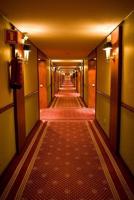 Hotel Room Aesthetic Night, Cool Hotel Rooms, Hotel Room Aesthetic, Red Hotel, Space Hotel, Hotel Corridor, Hotel Hallway, Heartbreak Hotel, Haunted Hotel