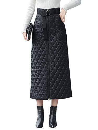 Long Winter Skirt Outfit, Quilt Skirt, Insulated Skirt, Long Skirt Winter, Nomad Fashion, Conservative Outfits, Outfits Spring, Quilted Skirt, Snow Skirt