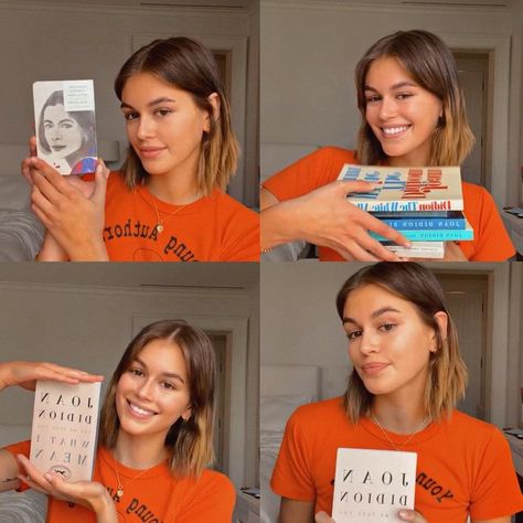 Kaiagerbernews on Instagram: “Finally bookclub is back !! Joan didion let me tell you what I mean .✨✨ I love reading bc of you @kaiagerber now !!💖 #kaiagerber #style…” Book Club List, Girls Reading, Reader Girl, Joan Didion, Work Aesthetic, Secret Place, Uni Life, Kaia Gerber, Book List