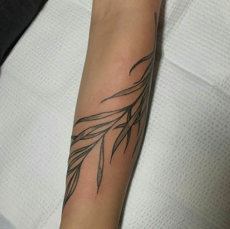 Oak Tattoo, Weeping Willow Tattoo, Willow Tree Tattoos, Wrap Tattoo, Branch Tattoo, Vine Tattoos, Sternum Tattoo, Subtle Tattoos, Piercing Tattoo