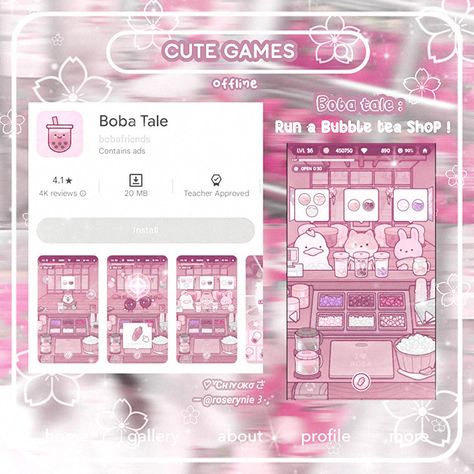 `✧ ꒰ kawaii offline games ∿ ꒱ 𓂃﹆°. ꒦꒷. ｡ﾉ⁠♡ recommendations part¹ ! 𔘓 Offline Games Recommendation, Offline Apps, Kawaii App, Kawaii Games, Offline Games, Mystery Games, Cute App, Ios Games, Cute Games