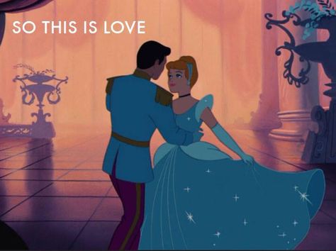 Ballroom scene from animated Disney movie Cinderella Disney Amor, Disney Love Quotes, Couples Disney, Cinderella Aesthetic, Cinderella 2, Cinderella 3, Disney Romance, Cinderella 1950, Cinderella And Prince Charming