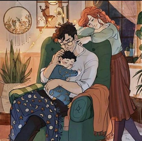 James Sirius Potter, Harry And Ginny, Lily Potter, Images Harry Potter, Harry Potter Artwork, Harry Potter Comics, Harry Potter Ships, Harry Potter Drawings, Harry James