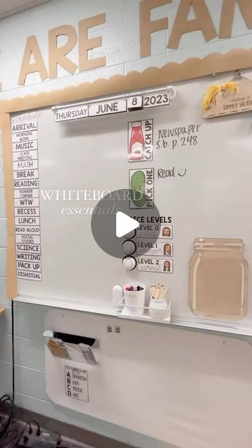 Bailey Russell on Instagram: "WHITEBOARD DETAILS ⭐️ schedule, flip calendar, + voice levels are up on my TPT 🛒 all other essentials linked on my @amazon storefront!!   catch up and pick one signs @theittybittyteacher   #teacherlife #teachersofinstagram #classroomsetup #resetroutine #teachergram #teachertribe #teacherblogger #classroomdecor #classroompinspirations #classroomorganization #classroominspiration #backtoschool" Music Math, Teacher Interviews, Voice Levels, Flip Calendar, Texas Teacher, Teacher Problems, Student Problems, Hacks And Tips, Happy Students