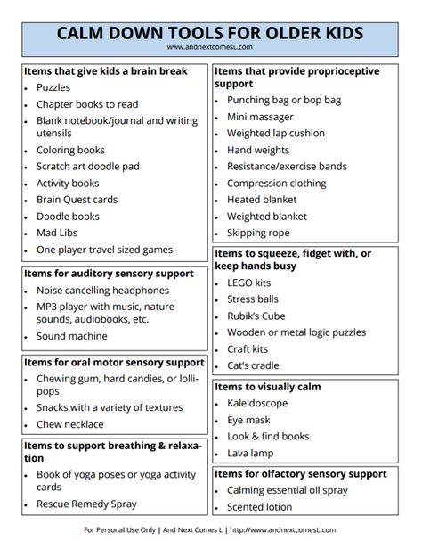 Calm Down Kit, Health Posters, Calming Strategies, Adolescent Health, Behavior Interventions, School Social Work, Counseling Activities, Child Therapy, Counseling Resources