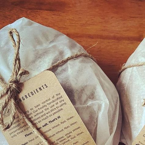 Artisan Bread Packaging Ideas, Sourdough Packaging Ideas, Sourdough Bread Packaging, Sourdough Business, Sourdough Designs, Cottage Bakery, Bread Packaging, Spring Market, Bread Shop