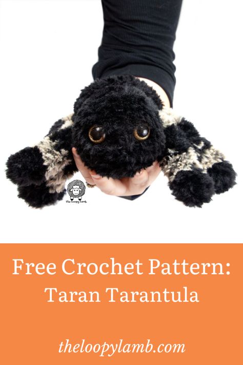 Crochet Tarantula, Crochet Stuffies, Craft Hobbies, Crochet Bloggers, Crochet Plushies, Fall Crochet, Crochet Halloween, Amazing Crochet, Kids Head