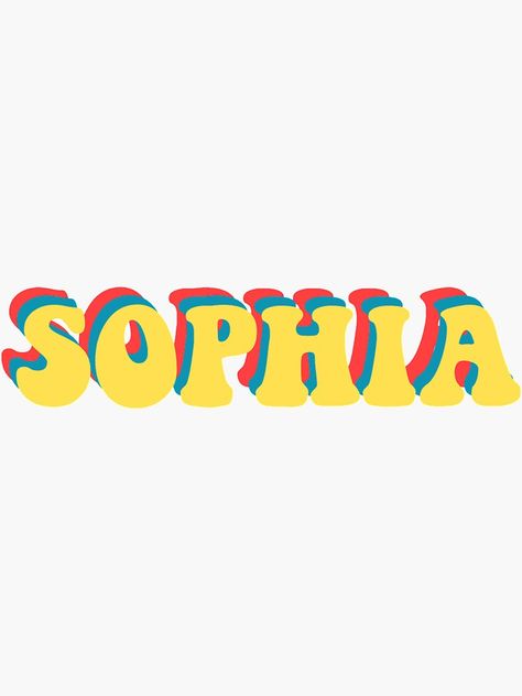 "Sophia Aesthetic Name Sticker" Sticker by helenabaird | Redbubble Sophia Core Aesthetic Wallpaper, Business Username Ideas, Sophia Name Design, Sophia Wallpaper Name, Sophie Wallpaper Name, Sophia Wallpaper, Sophia Core Aesthetic, Sophia Aesthetic, Sophia Name Necklace