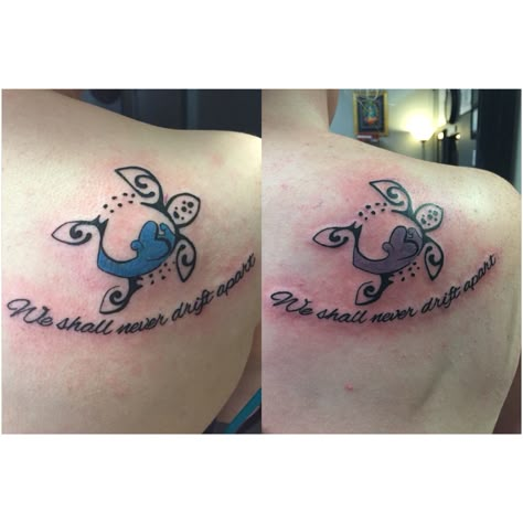 best friend tattoos #matchingtattoos #tattoos #seaturtle Friendship Turtle Tattoos, Best Friend Tattoos Stitch, Sister Turtle Tattoos, Best Friend Sea Turtle Tattoos, Matching Turtle Tattoos Best Friends, Matching Turtle Tattoos Couples, Turtle Matching Tattoos, Best Friend Turtle Tattoos, Best Friend Beach Tattoos