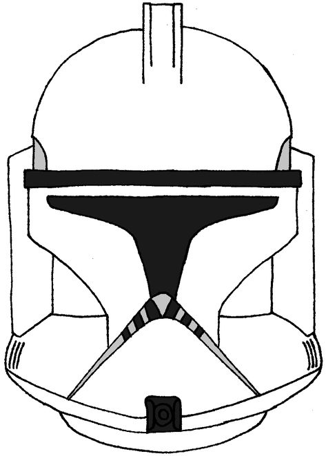 Clone Trooper Helmet Phase 1 Clone Helmet, Armor Template, Clone Armor, Clone Trooper Helmet, Helmet Tattoo, Star Wars Helmet, Helmet Paint, Star Wars Trooper, Star Wars 2