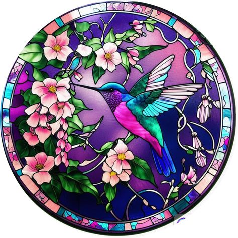 Elevate your space with the enchanting beauty of our "Faux Stained Glass Hummingbird Metal Sign." This exquisitely crafted sign is a stunning addition to any room, bringing the grace of nature and the elegance of stained glass into your home. The centerpiece of this sign is a vibrant and lifelike hummingbird, poised in mid-flight among an array of intricate and colorful flowers. The faux stained glass effect adds a touch of timeless charm, making it a captivating piece of art for your decor. 8", Stain Glass Hummingbirds, Hummingbird Sign, Stain Glass Patterns, Hummingbird Art Drawing, Hummingbird Artwork, Stained Glass Hummingbird, Sublimation Gifts, Glass Hummingbird, Stained Glass Effect