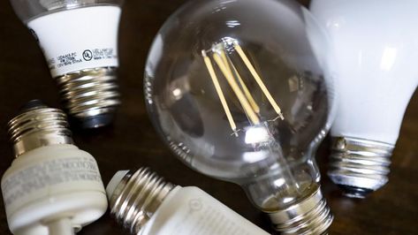 How to Store Light Bulbs of All Kinds | Mr. Electric Light Bulb Storage, Mr Electric, Junk Drawer Organizing, Bathroom Counter Decor, Utility Shelves, Counter Decor, Handyman Services, Bathroom Counters, Plastic Storage Bins