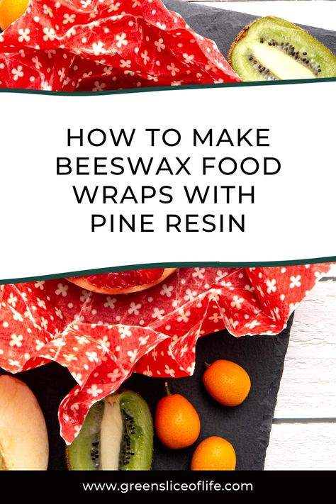 Beewaxwrap Diy, Beeswax Wraps Diy, Homemade Alternatives, Diy Beeswax Wrap, Bees Wax Wraps, Pine Resin, Square Cookies, Eco Crafts, Eco Friendly Diy