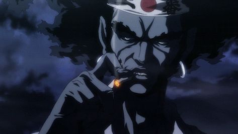 Afro Samurai Gif Pfp, Afro Samurai Gif, Laptop Gif, Passion Gif, Animations Gif, Vintage Reference, Afro Samurai, Naruto Vs Sasuke, Animated Banners