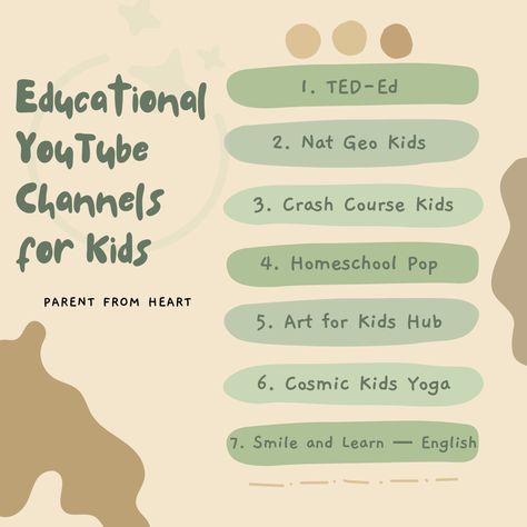 Make learning fun and engaging with these YouTube channels for kids! 📚 Explore science, art, and more. Toddler Shows, Educational Youtube Channels, Art For Kids Hub, Super Simple Songs, National Geographic Kids, Parenting Done Right, Learning Websites, Youtube Kids, Kids Watches